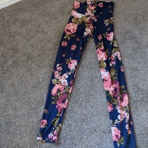 Floral leggings